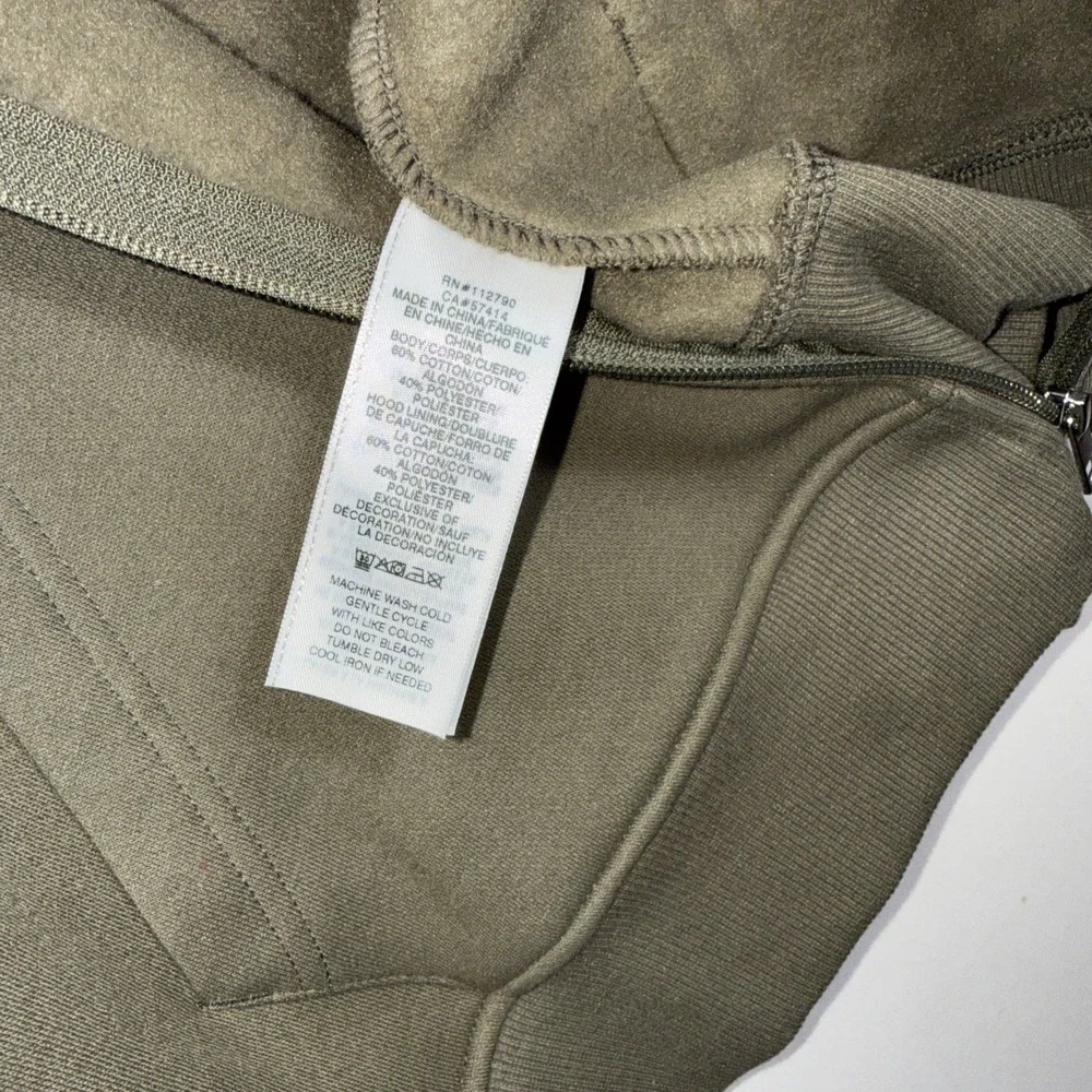 True Religion Hoodie Mens M‎ Green Buddha Full Zip Sweatshirt Fleece Sweater NWT